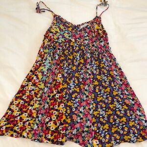 Patrons of Peace floral pattern mini dress. Size XS.